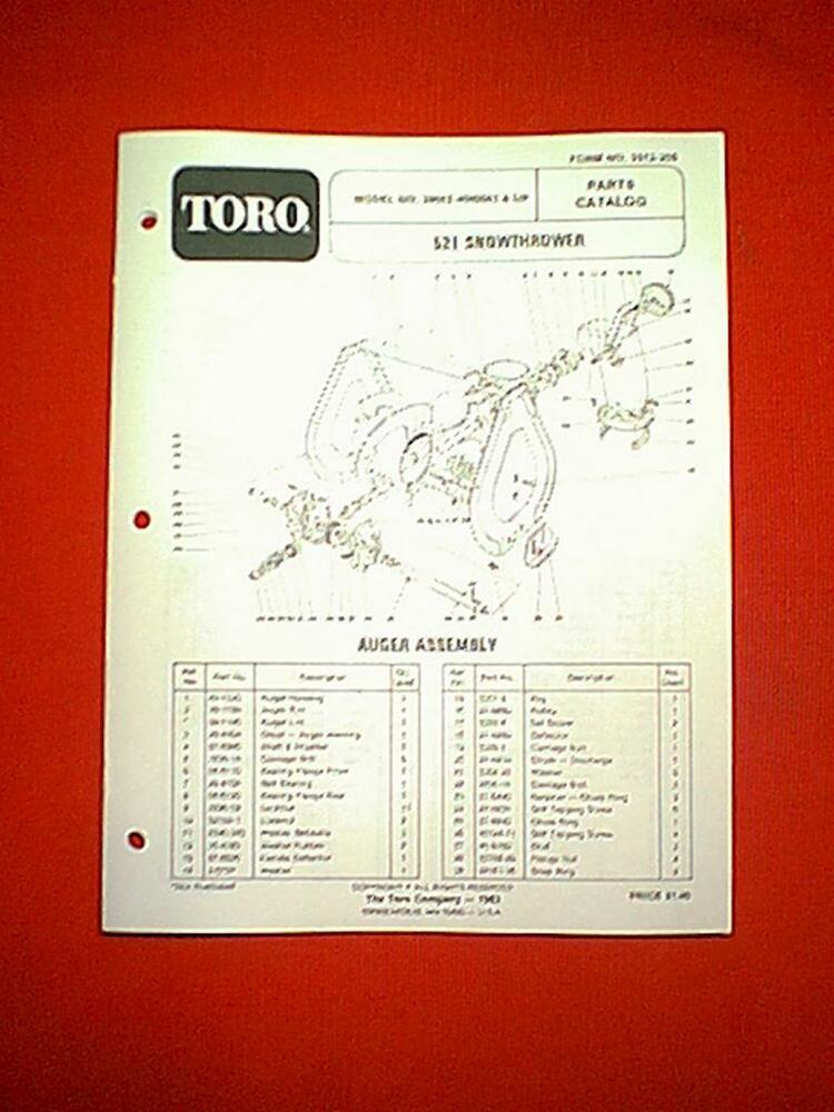 Toro snowblowers owners manuals